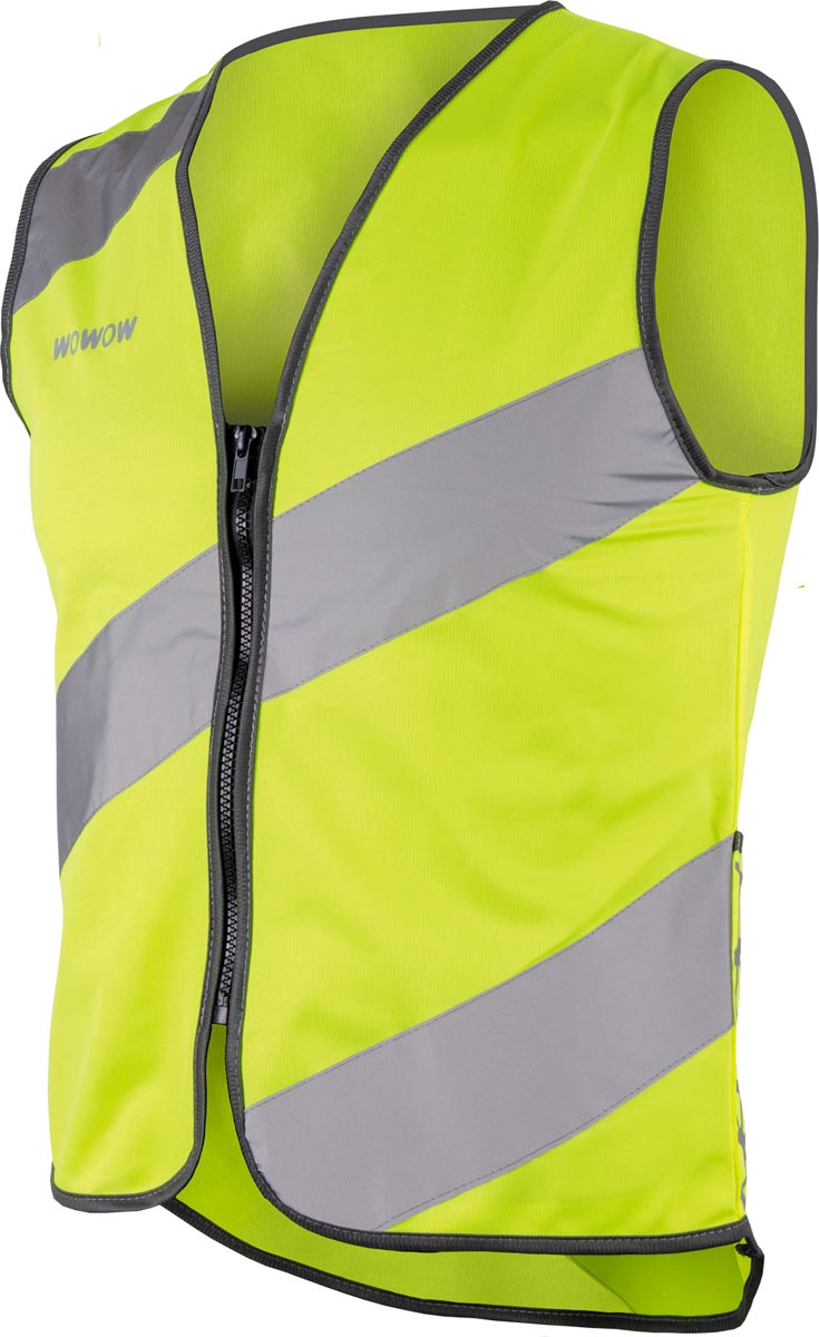 Wowow Roadie Jacket fluohesje, geel, medium Wowow Roadie Jacket fluohesje, geel, medium