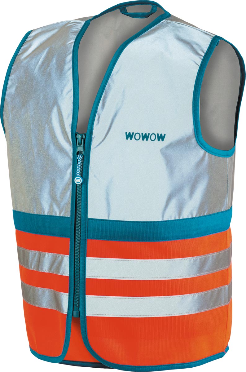 Wowow Wasabi Jacket, fluohesje voor kinderen, rood, medium Wowow Wasabi Jacket, fluohesje voor kinderen, rood, medium
