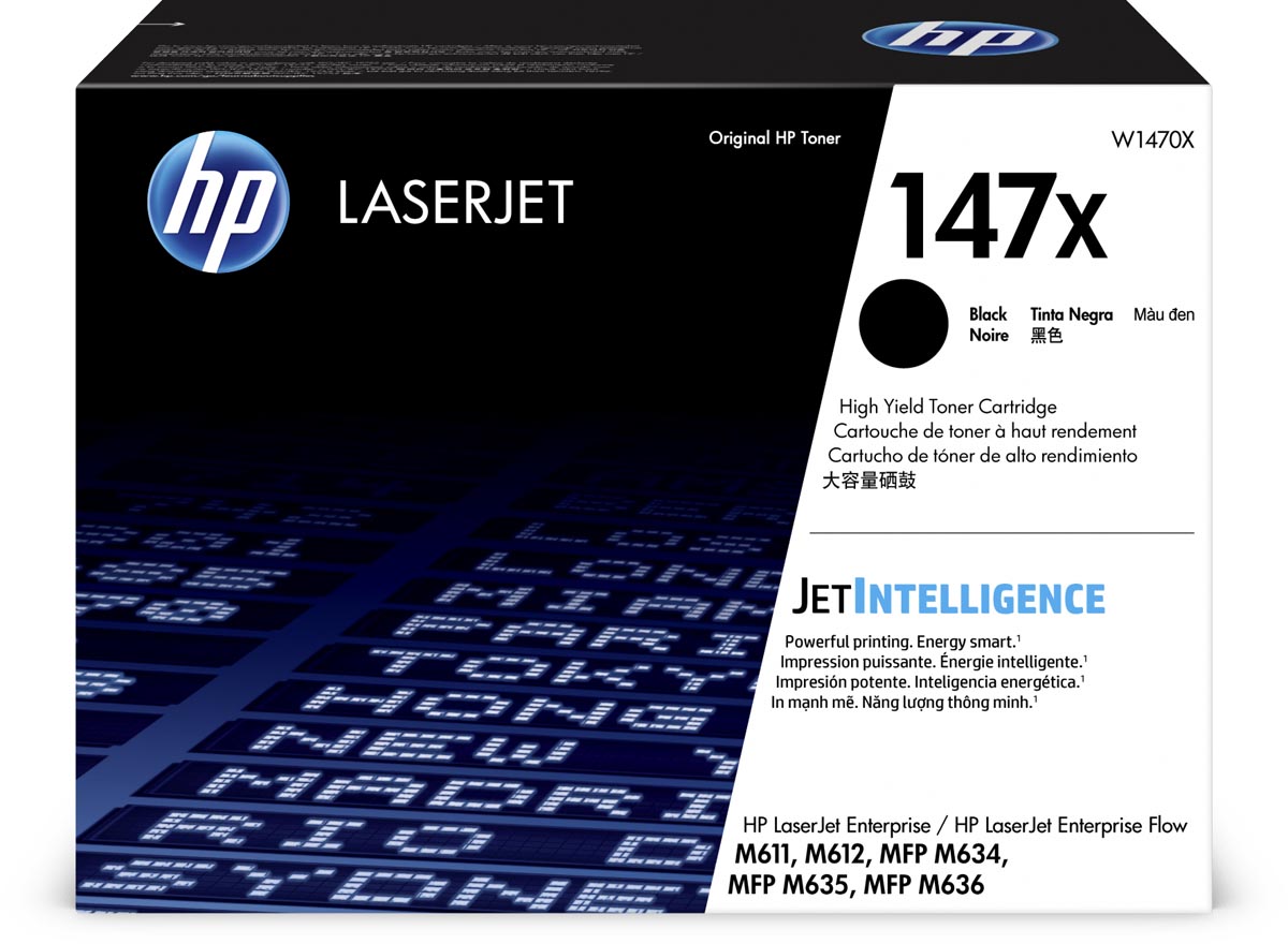 Hp toner 147X 25.200 pagina&apos;s OEM W1470X zwart