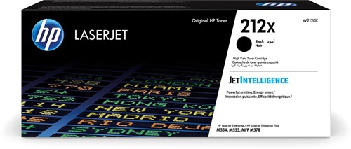 HP toner 212X, 13.000 pagina's, OEM W2120X, zwart