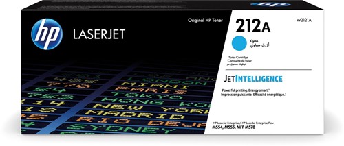 HP toner 212A, 4.500 pagina's, OEM W2121A, cyaan