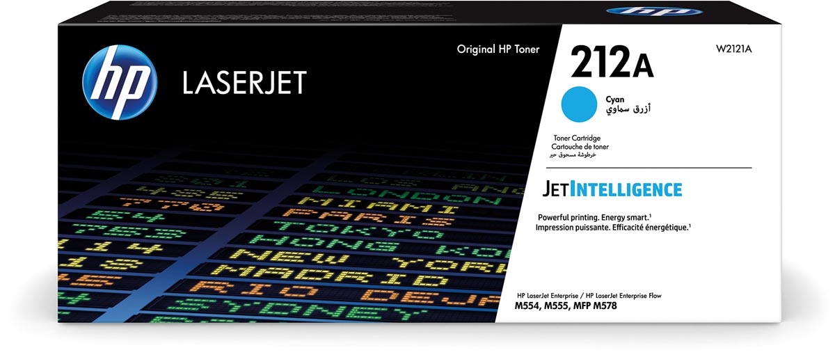 HP toner 212A, 4.500 pagina&apos;s, OEM W2121A, cyaan