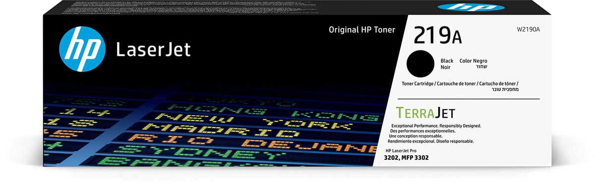 HP toner 219A, 1.300 pagina&apos;s, OEM W2190A, zwart afbeelding