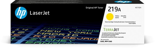 HP toner 219A, 1.200 pagina's, OEM W2192A, geel