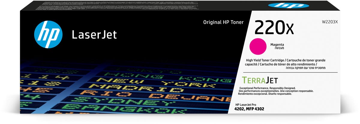 Hp toner 220X 5.500 pagina&apos;s OEM W2202X magenta