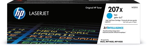 HP toner 207X, 2.450 pagina's, OEM W2211X, cyaan