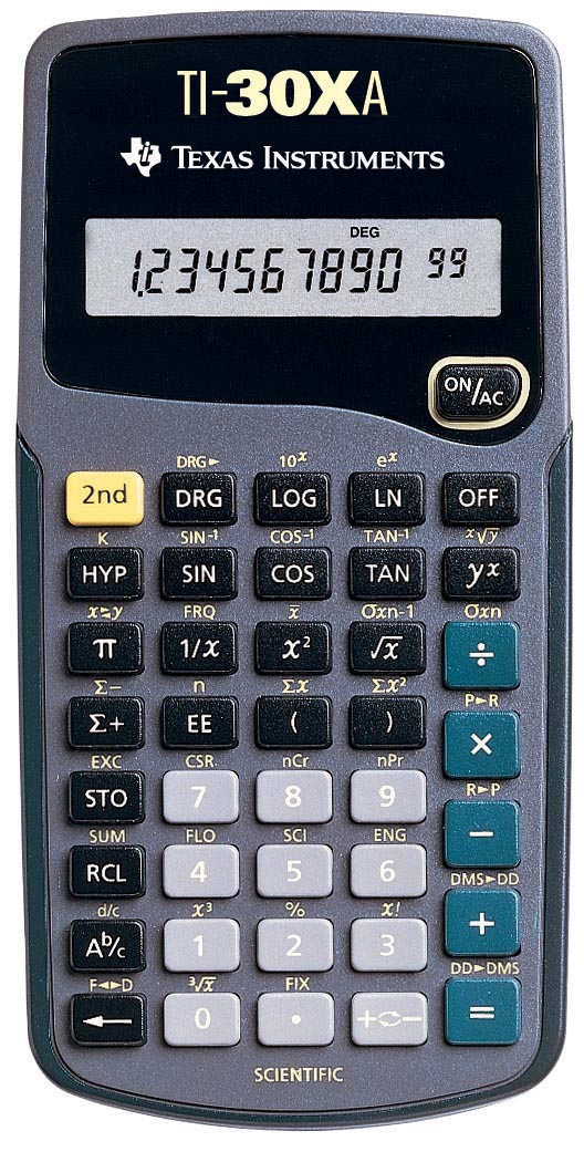 Texas wetenschappelijke rekenmachine TI-30XA
