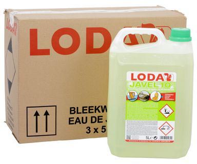 Loda Javel 10° bleekwater, groen, bidon van 5 l
