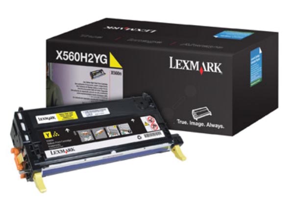 Lexmark Tonercartridge geel - 10000 pagina's - X560H2YG