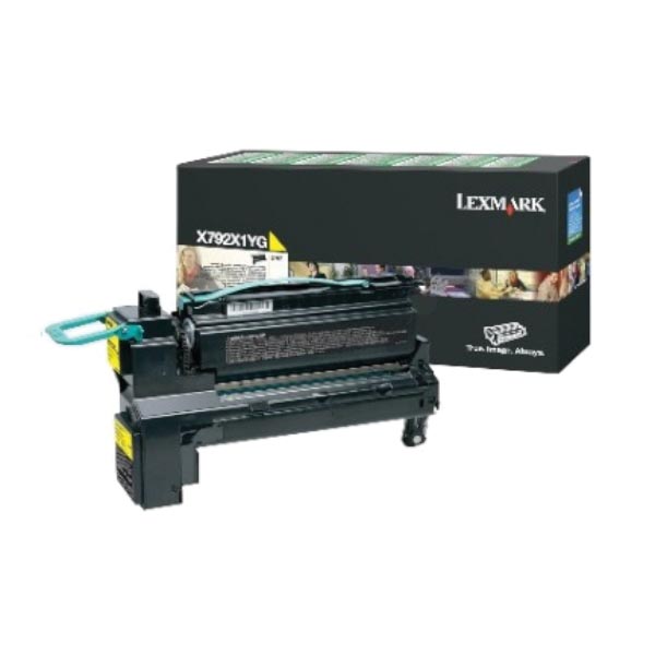 Lexmark Tonercartridge geel return program - 20000 pagina's - X792X1YG