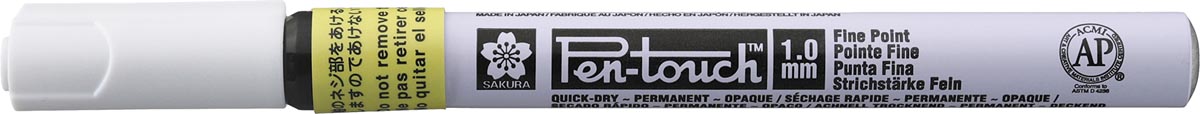Sakura paint Marker Pen-Touch, fine, fluorescerend geel