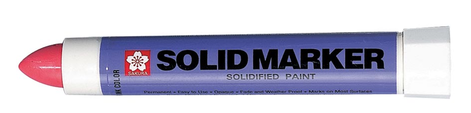 Sakura merkstift Solid Marker rood, brede punt Sakura merkstift Solid Marker rood, brede punt